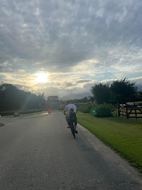 Foto do passeio de bike no cond Portobello