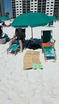 Destin beach in front of VRBO