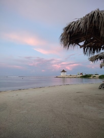 Private Beach area
