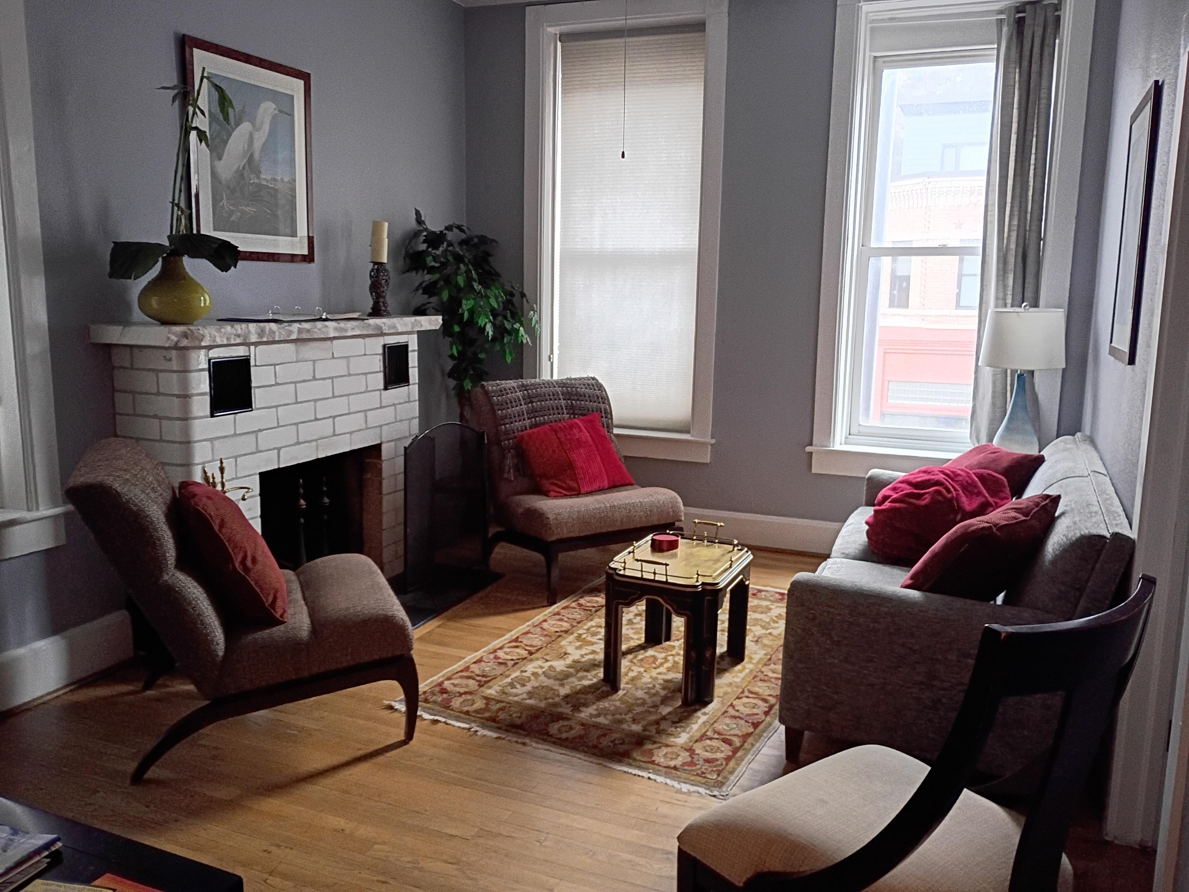 Living room/perfect for remote work