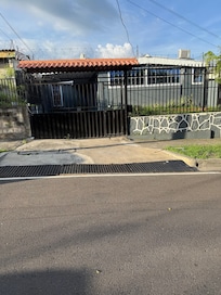 From the street