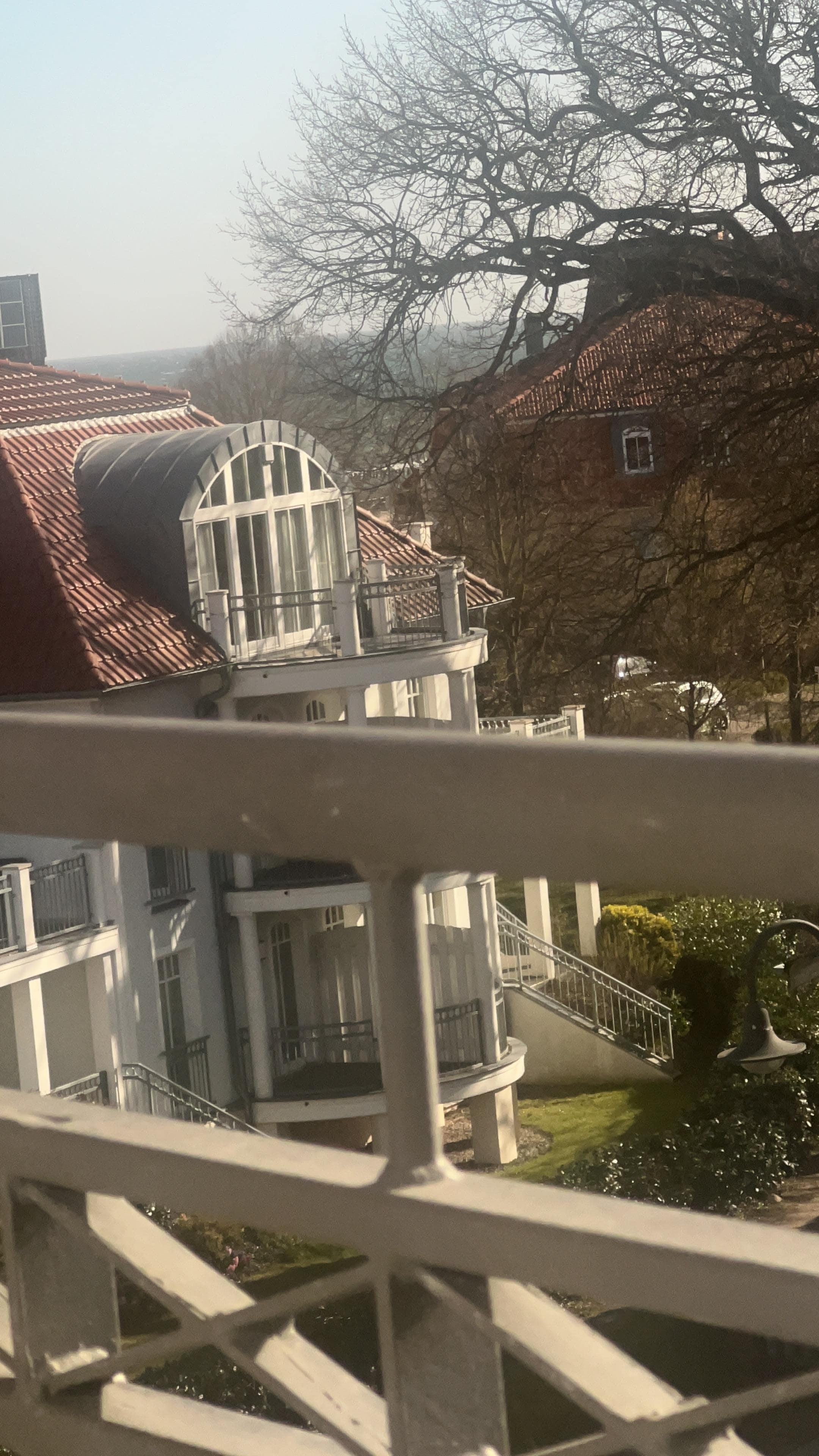 Blick vom Balkon