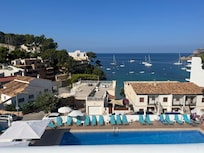 Aussicht vom Hotelbalkon