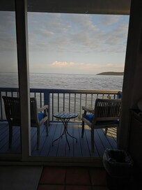 Poolhouse balcony