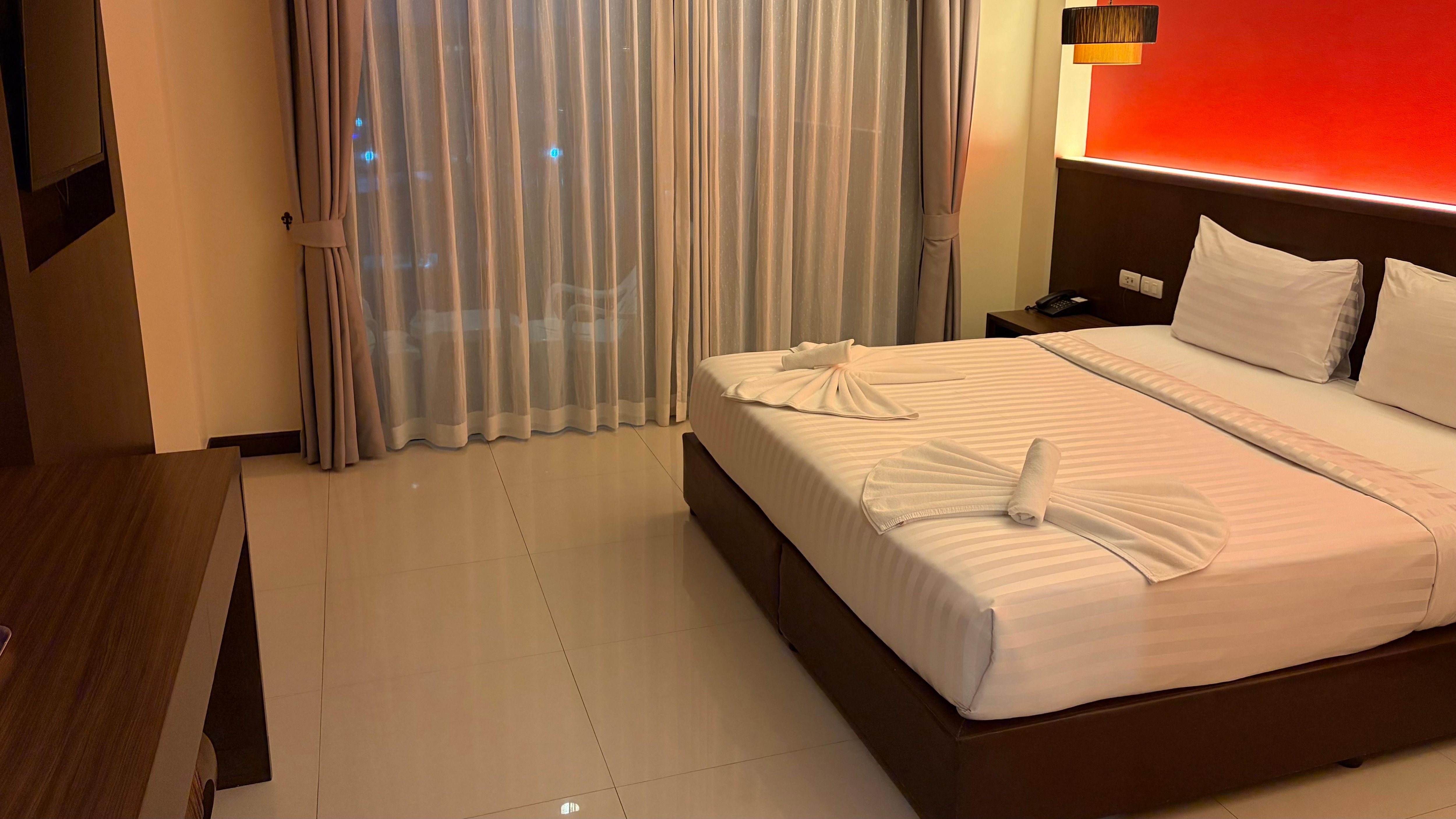 Hotel with a cute balcony to enjoy your morning tea/coffee.