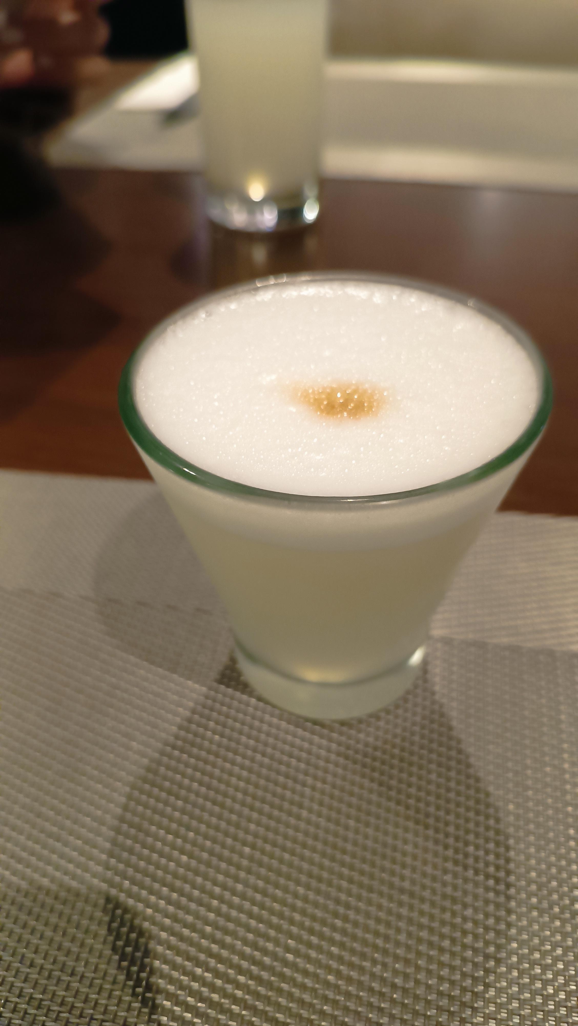 Pisco de bienvenida