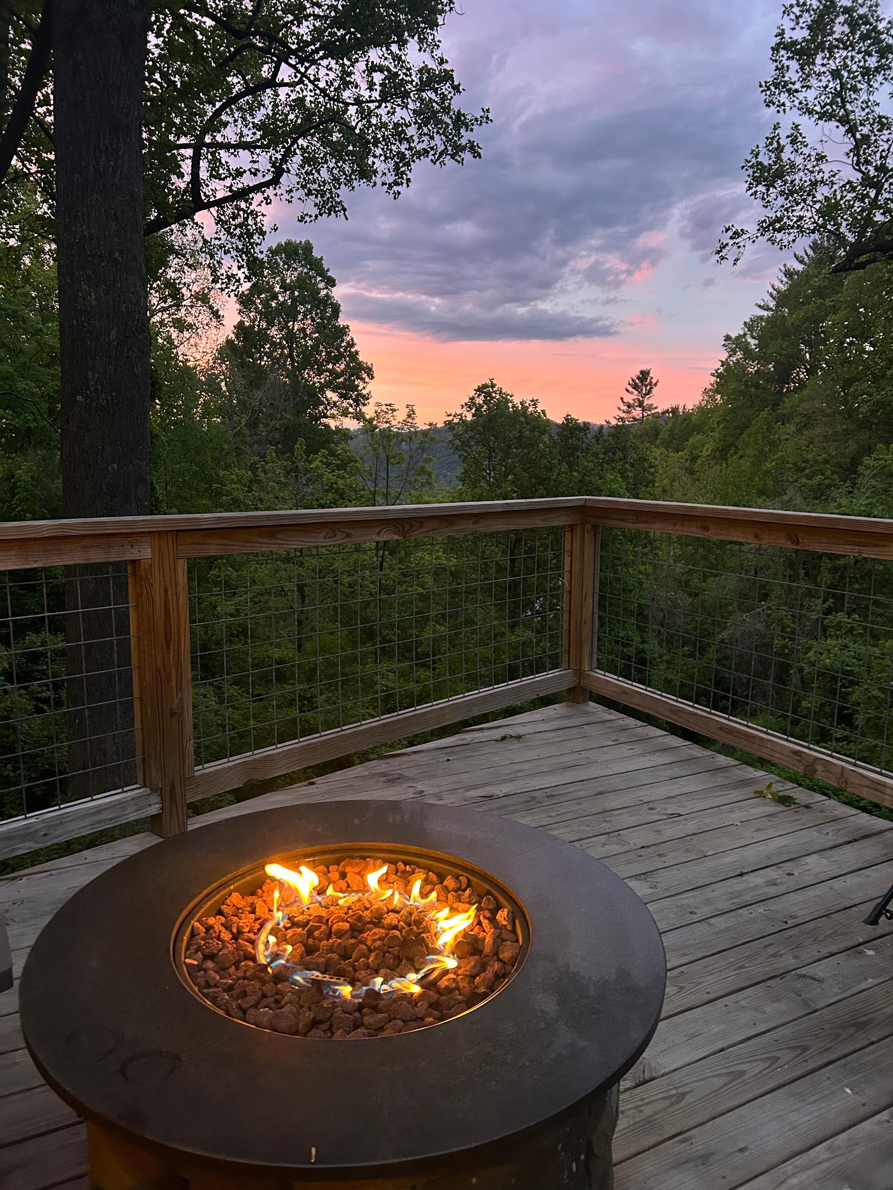View from deck