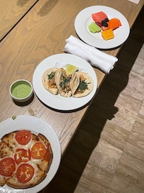 Room service on point.Late night snack.