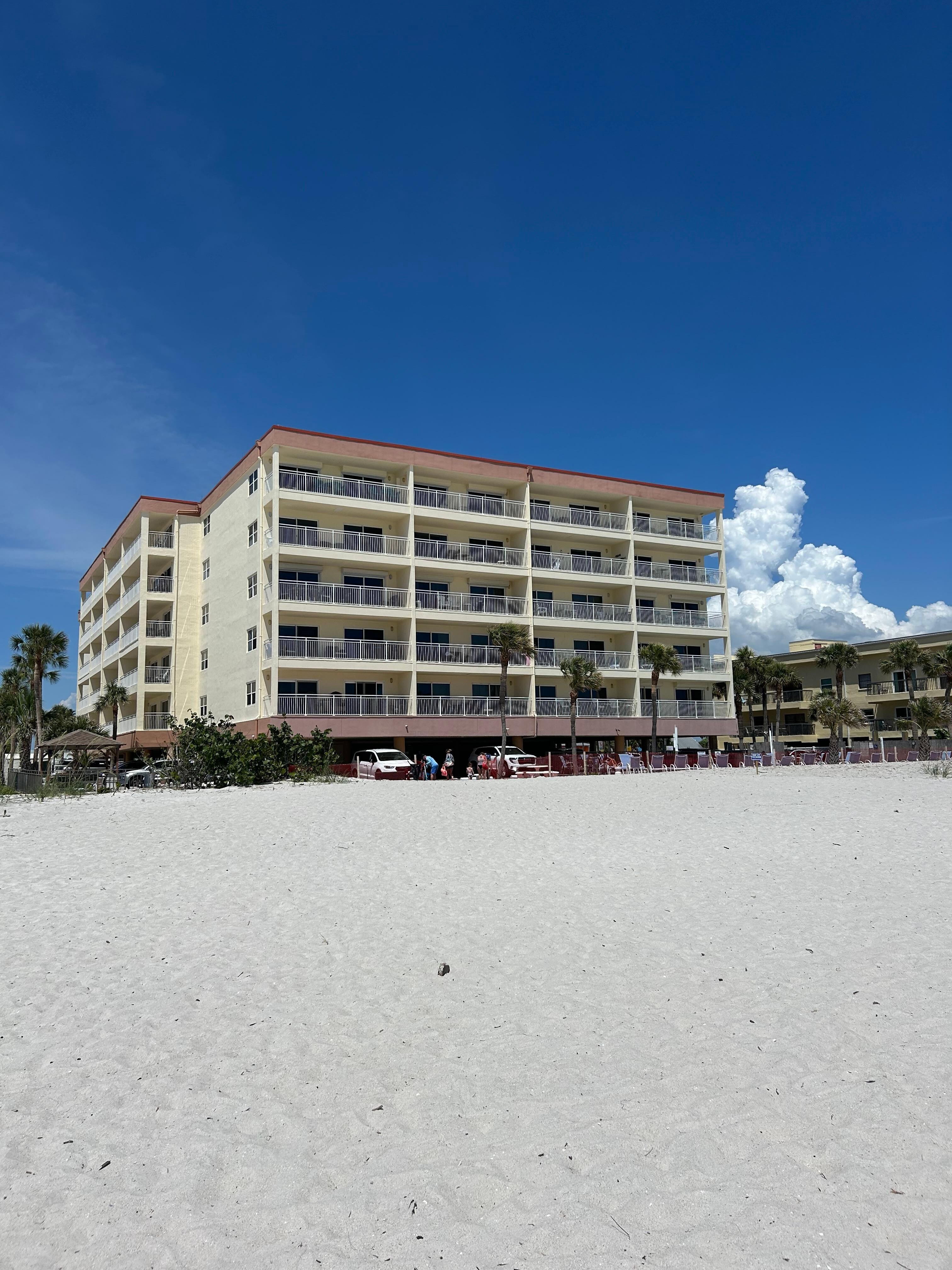 View from the beach