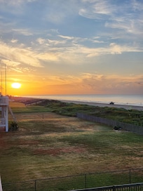 Sunrise from the patio