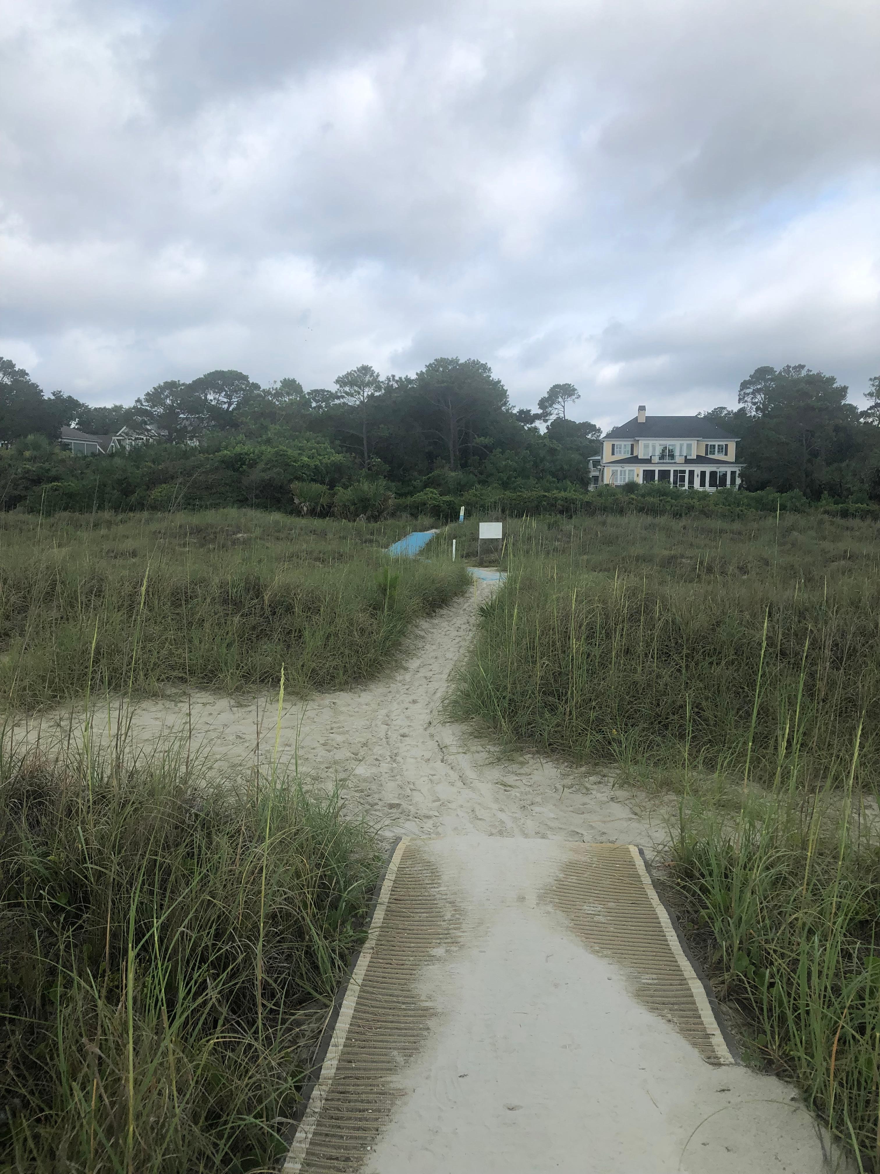 Path to beach at dunes