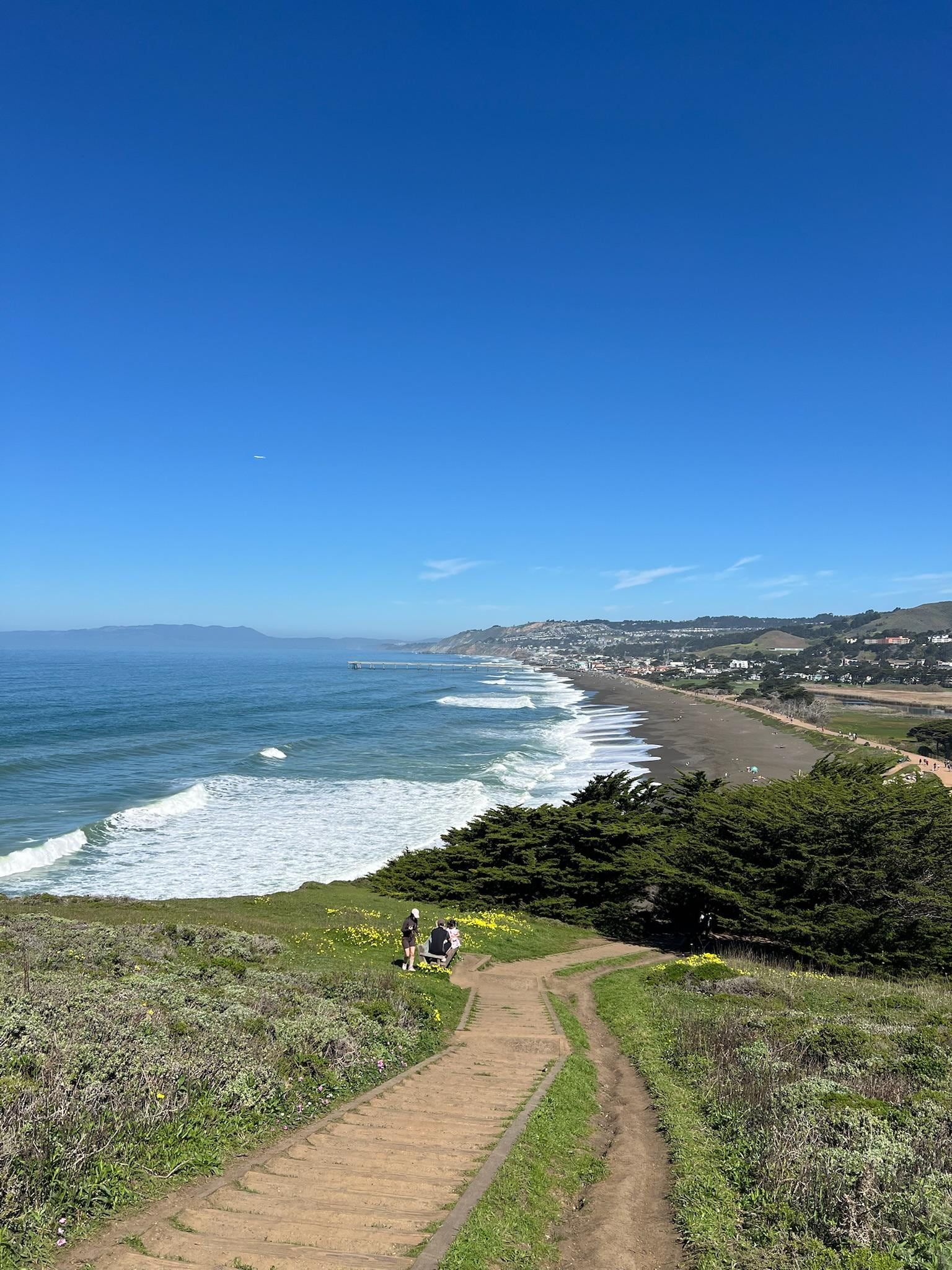 This is your view when you hike south for a little over a mile