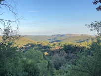 Vue des collines environnantes