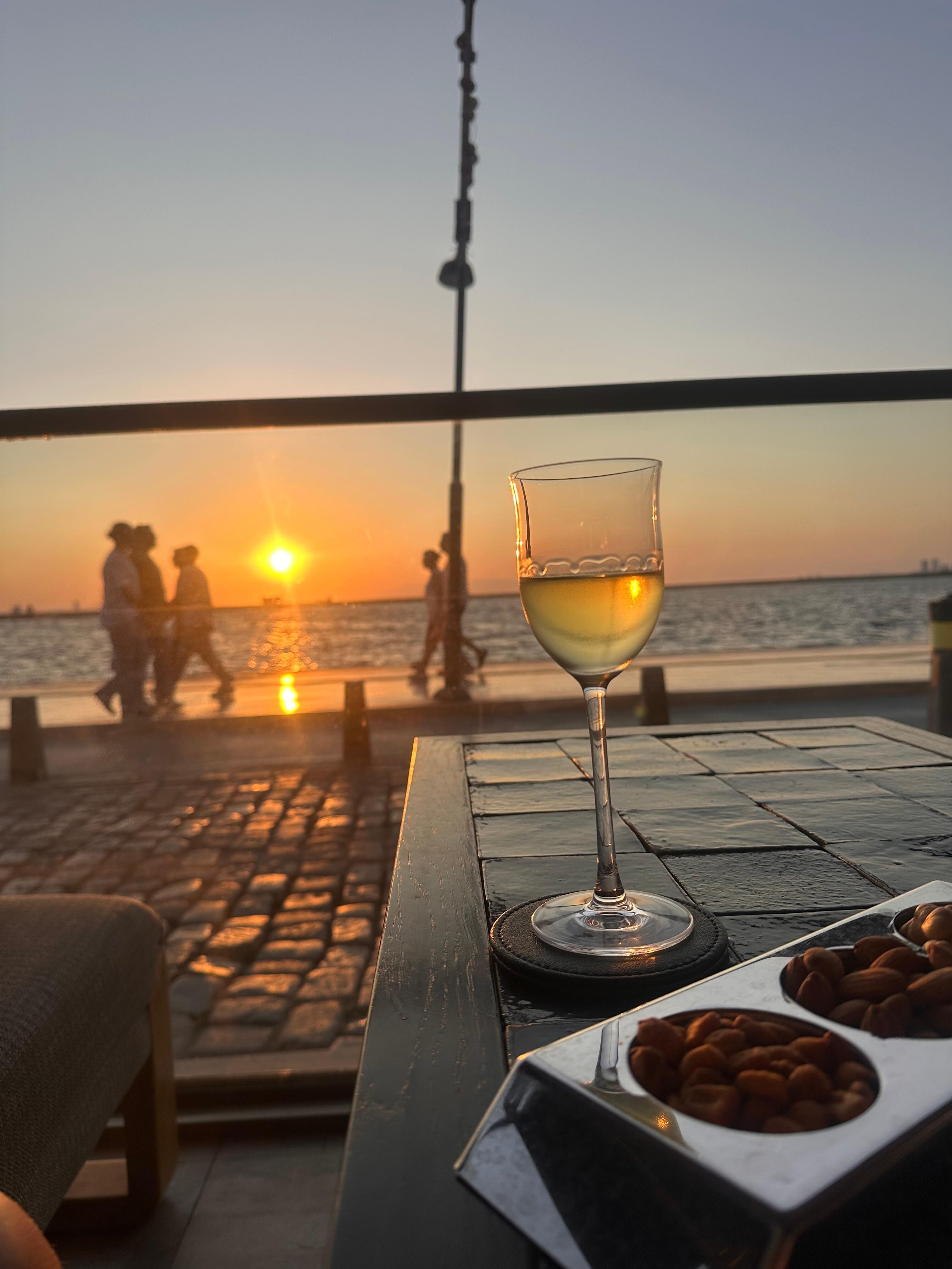 Lemon martini is highly recommended. 