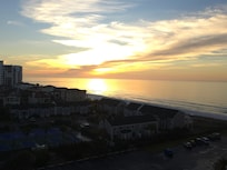 Beautiful sunrise from the balcony