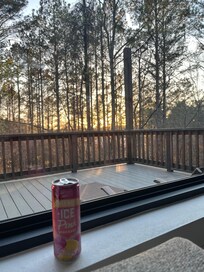 Sunset from the living room!