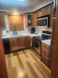 Kitchen is well equipped