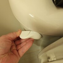 Broken toilet handle