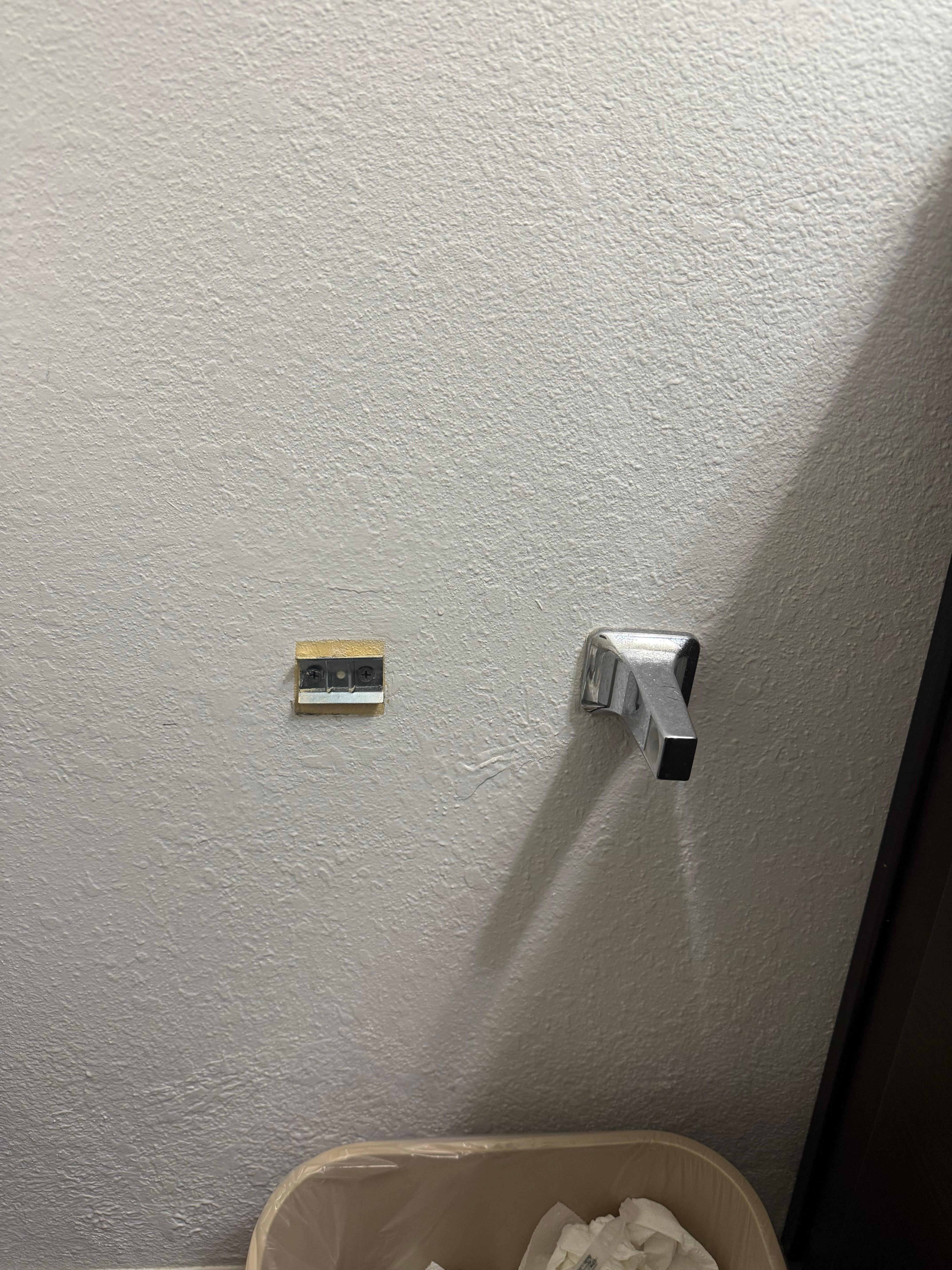 Toilet paper holder was broken 