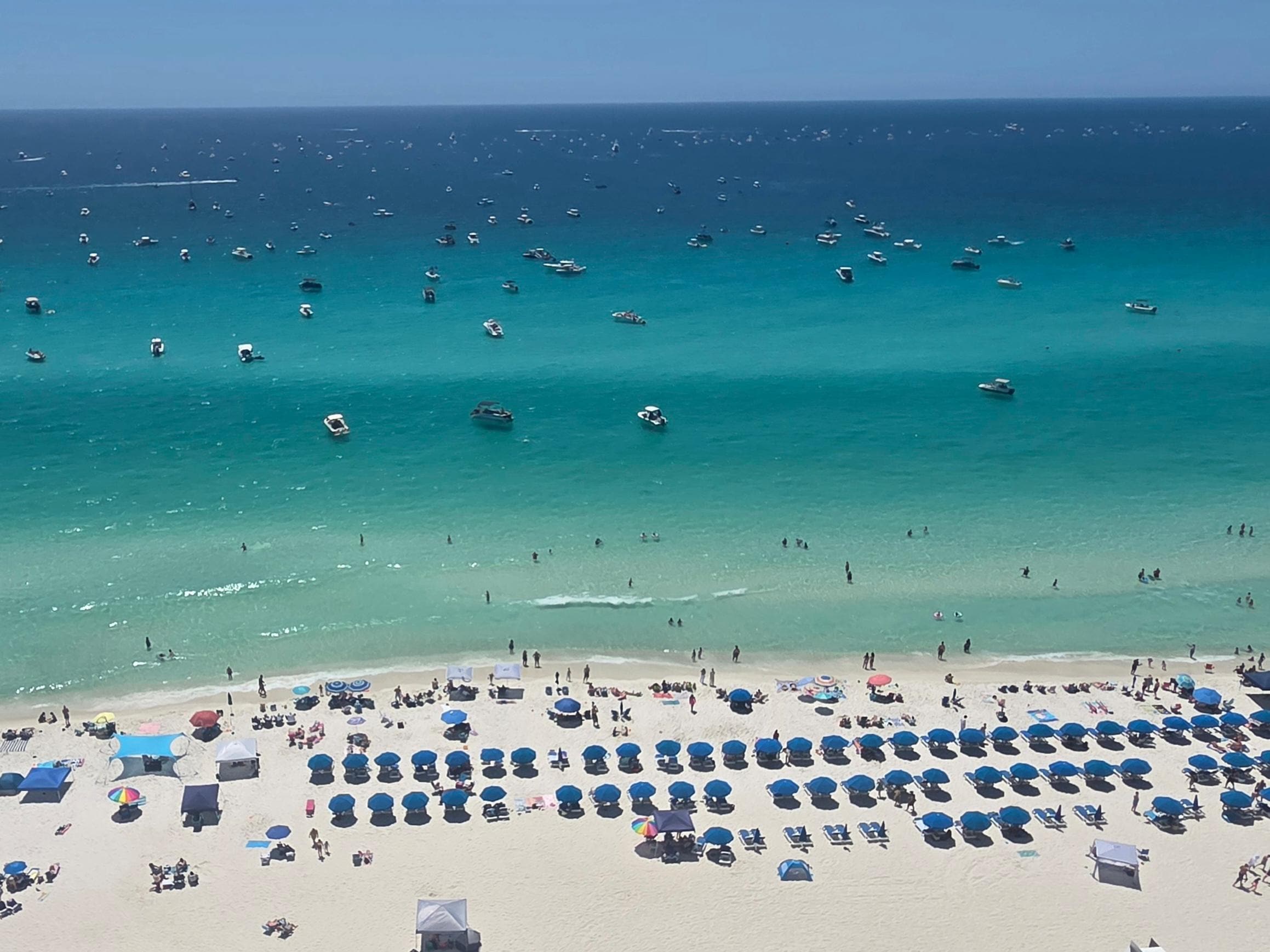 Beach view from 16th floor